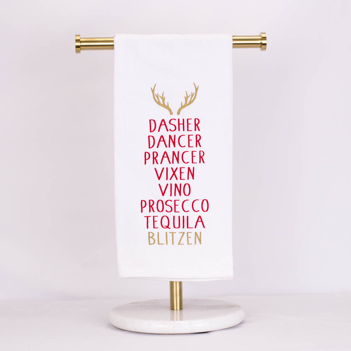 Reindeer Christmas Hand Towel