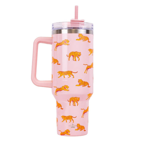 40oz Tiger Walk Tumbler
