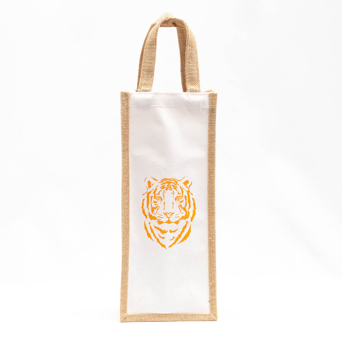 Orange Tiger Wine Bag