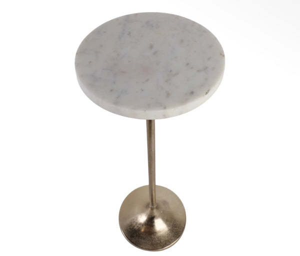 Marble and Gold Drink Table **LOCAL PICK UP ONLY**