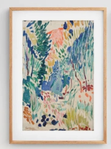 Henri Matisse Abstract Print Framed, Style 1   *LOCAL PICK UP ONLY*