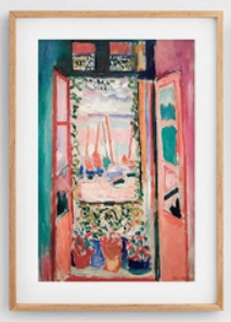 Henri Matisse Abstract Print Framed, Style 2   *LOCAL PICK UP ONLY*