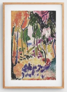 Henri Matisse Abstract Print Framed, Style 3   *LOCAL PICK UP ONLY*