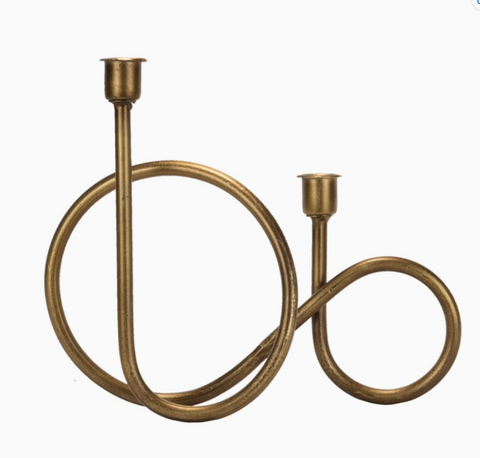 Bronze Taper Candle Holder