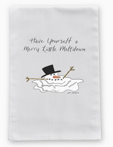 Merry Little Meltdown Tea Towel