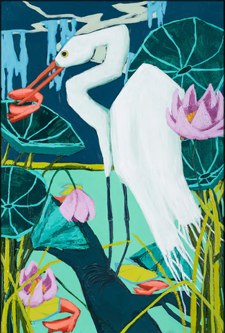 Marsh Majesty 2 by Katie Brown, Wrapped Canvas