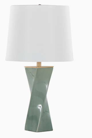 27" Sage Green Table Lamp  *LOCAL PICK UP ONLY*