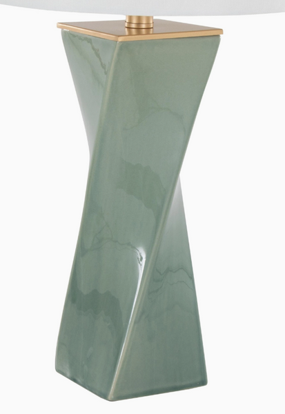 27" Sage Green Table Lamp  *LOCAL PICK UP ONLY*