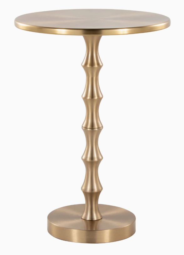 Gold Metal Accent Table *LOCAL PICK UP ONLY*