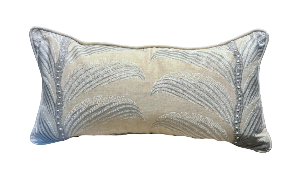 13" x 25" Embroidered Lumbar