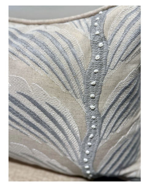 13" x 25" Embroidered Lumbar