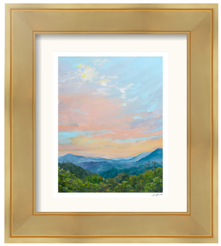 "On the Ridge" Framed Art Print