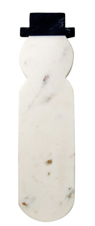 Marble Snowman Shaped Cheese/Cutting Board