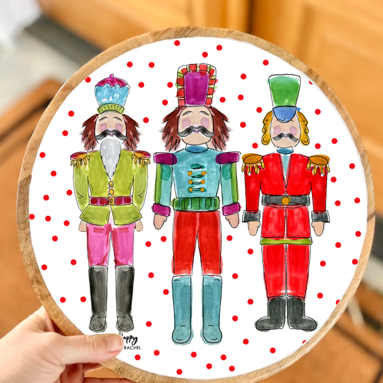 Nutcracker Wooden Tray
