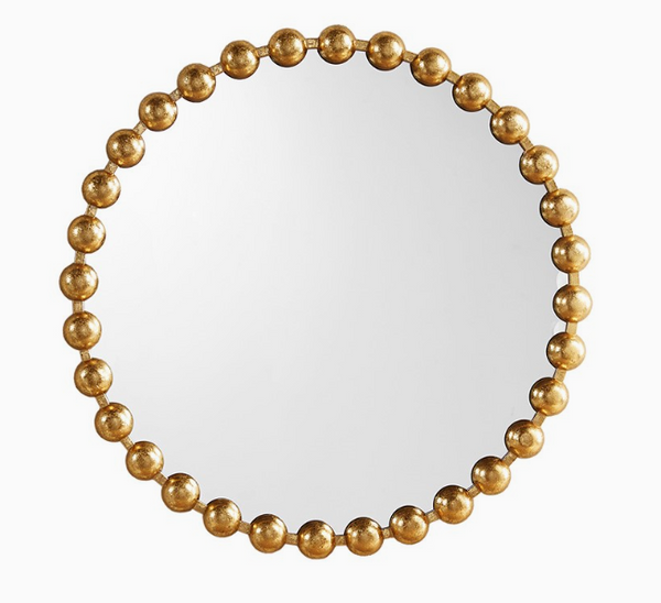 Round Iron Gold Mirror  *LOCAL PICK UP ONLY*