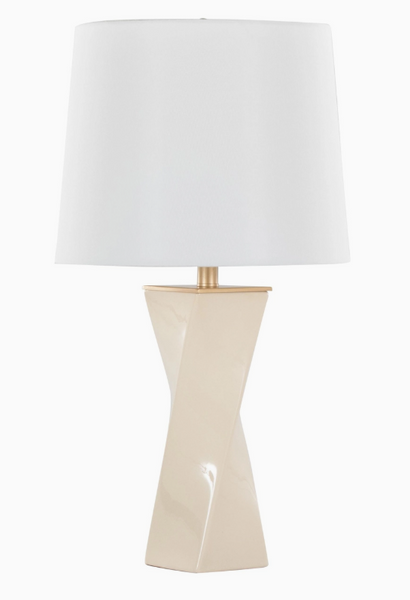 27" Cream Table Lamp  *LOCAL PICK UP ONLY*