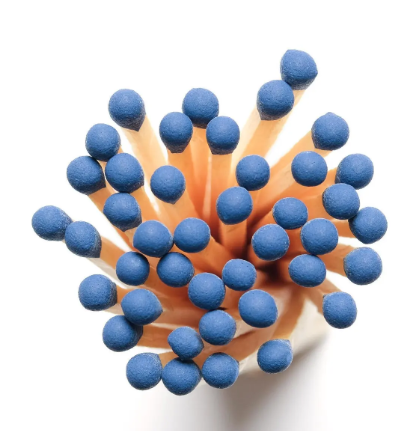 Full of Fire Blue Matches