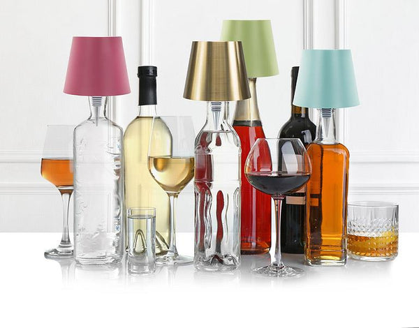 Lamp Shade Led Bottle Stopper, 3 Colors Available
