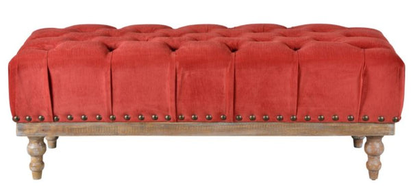 Tufted Bench with nail heads *LOCAL PICK UP ONLY*