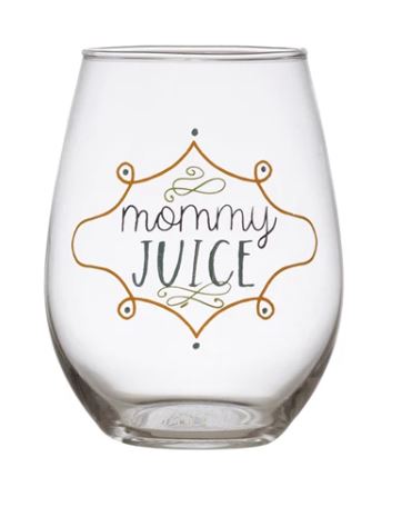 Mommy Juice Stemless Wine Glass