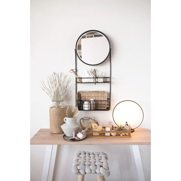 Metal Shelf with Mirror *LOCAL PICK UP ONLY*