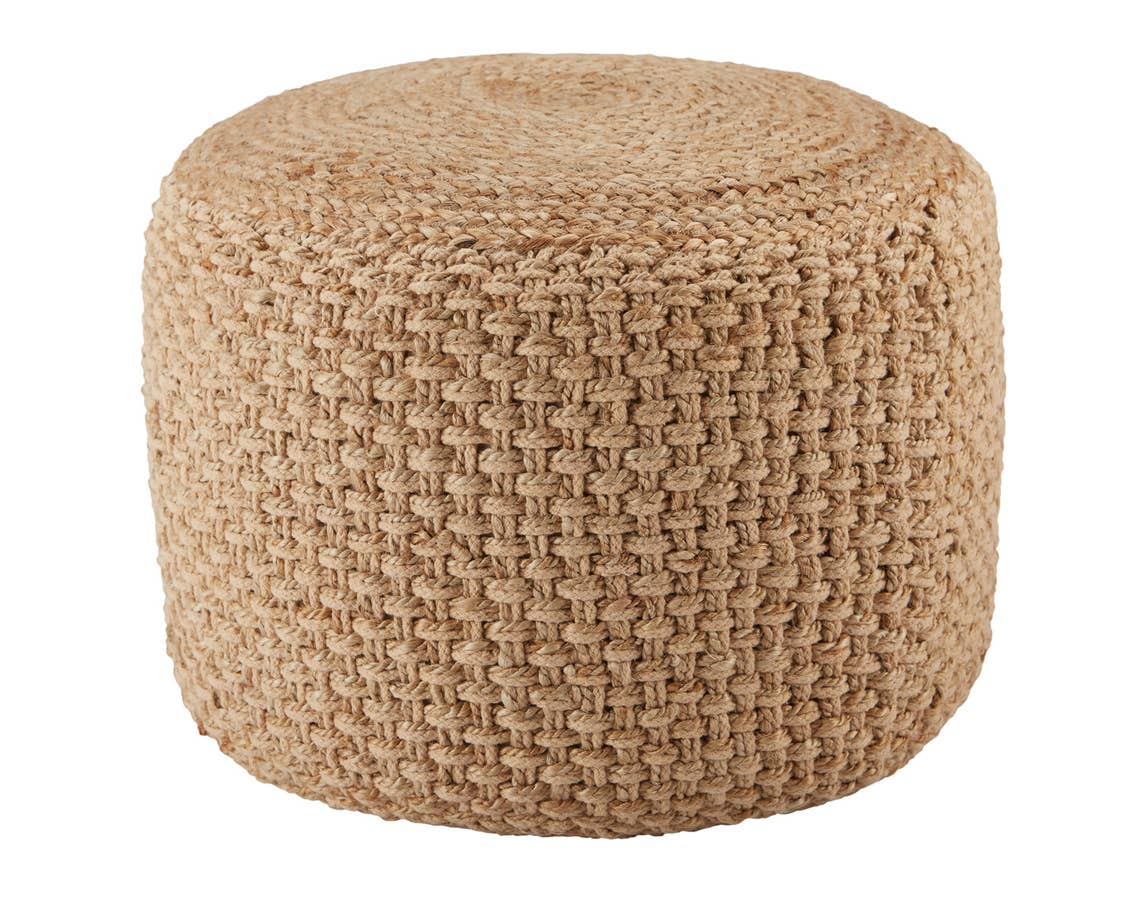 Natural Pouf 24"