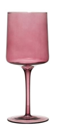 Shop 14 oz. Stemmed Wine Glass, 4 Colors (Set of 4)