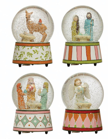 Snow Globes, 4 Styles